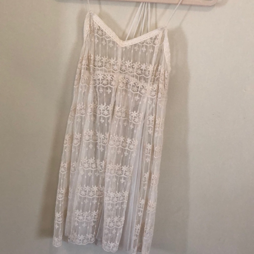 Sheer lace dress